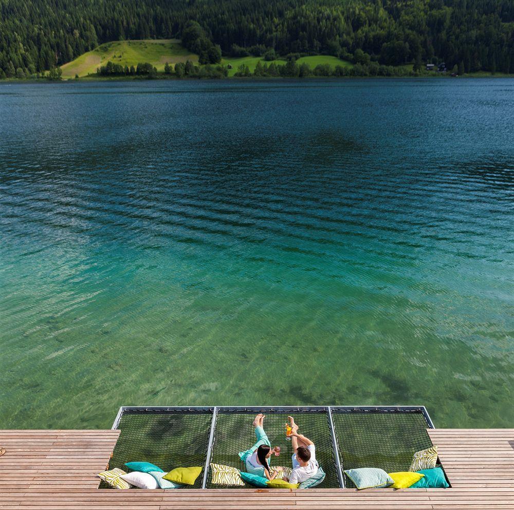 Strandhotel Am Weissensee Exterior foto