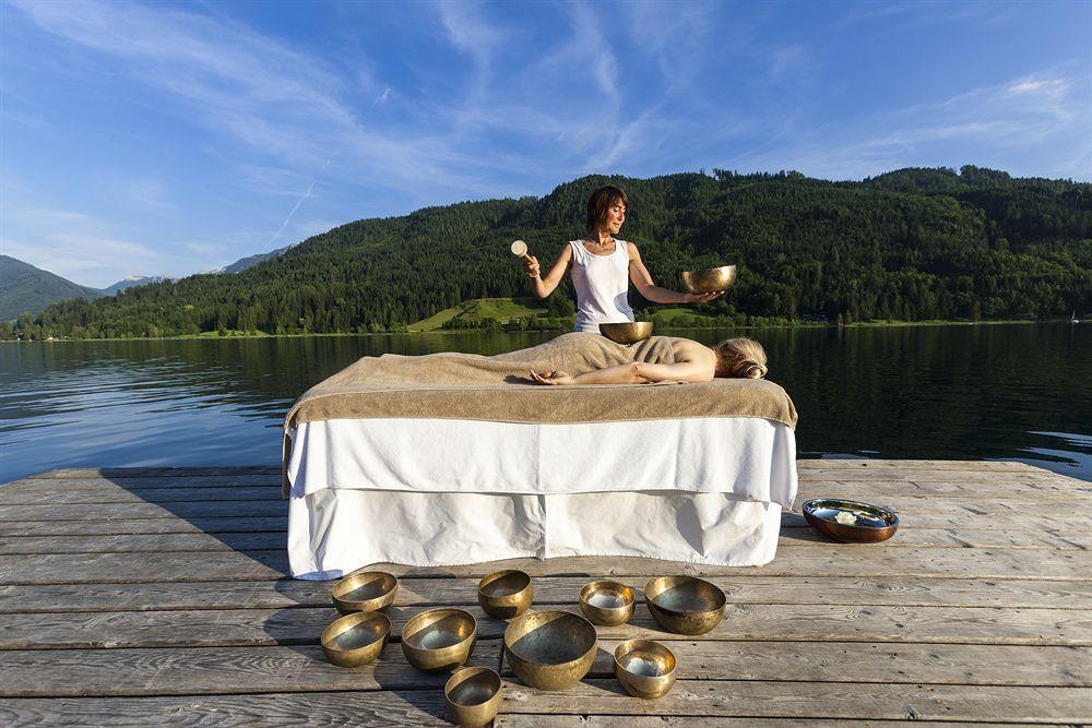 Strandhotel Am Weissensee Exterior foto