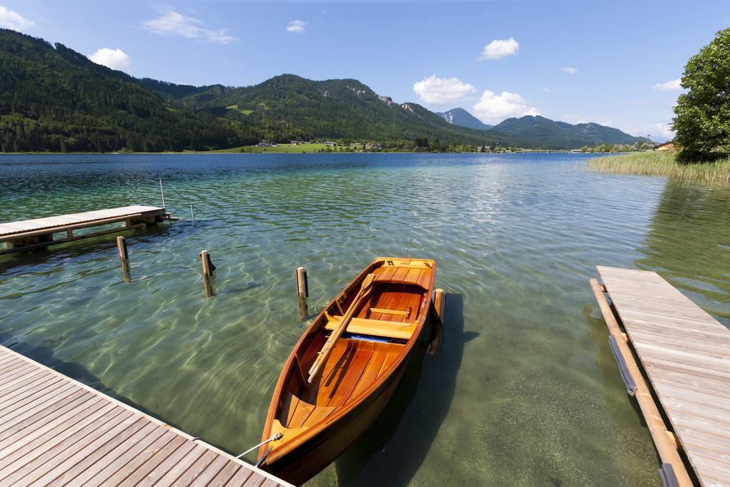 Strandhotel Am Weissensee Exterior foto
