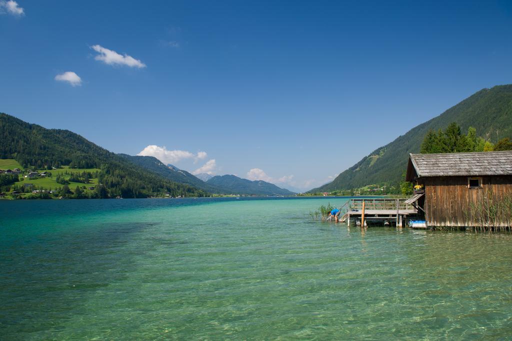 Strandhotel Am Weissensee Exterior foto