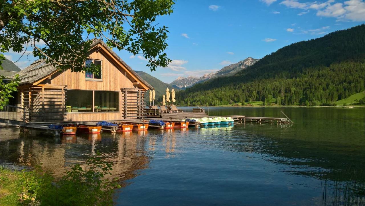 Strandhotel Am Weissensee Exterior foto